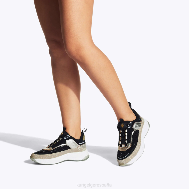 Kurt Geiger mujer zapatillas kensington londres 2LPR296 | calzados Gris oscuro